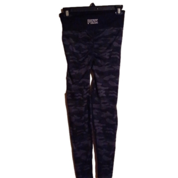 𝅺Pink Active grey/ black camo pants. Size small. Good used condition. - Picture 4 of 11